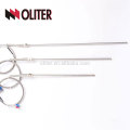 thermal resistance wzp rtd waterproof stainless steel flexible braid cable handle needle probe pt100 temperature sensor